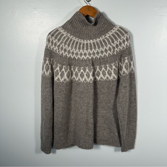 Alex Mill Louie Fairisle Cozy Cardigan Sweater NWT Size Large Winter Comfy Chic - Picture 6 of 15